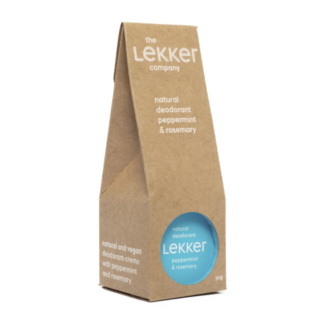 The Lekker Company Deodorant Pepermunt en Rozemarijn 30 gr