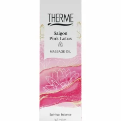 Therme Massage Olie Saigon Pink Lotus 125 ml