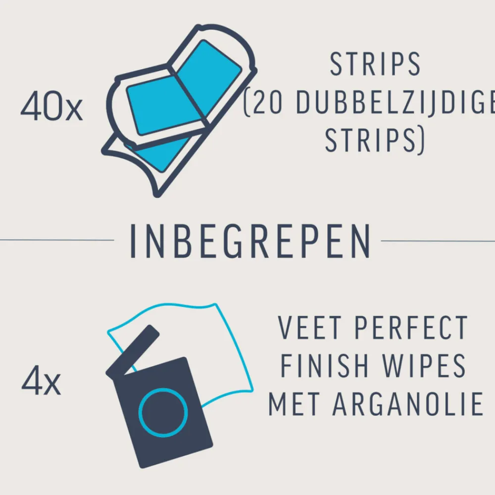 Heren Veet Expert Waxstrips Benen Sensitive 40 stuks