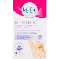 Heren Veet Koude Waxstrips Minima Oksels Hypoallergeen 16 stuks