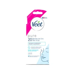 Heren Veet Koude Waxstrips Pure Gezicht Hypoallergeen 20 stuks