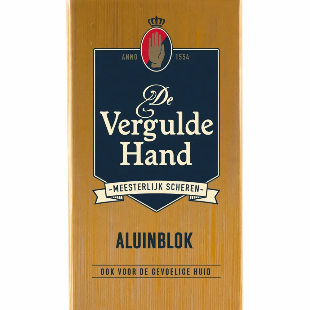 Heren Vergulde Hand Aluinblok 75 gr