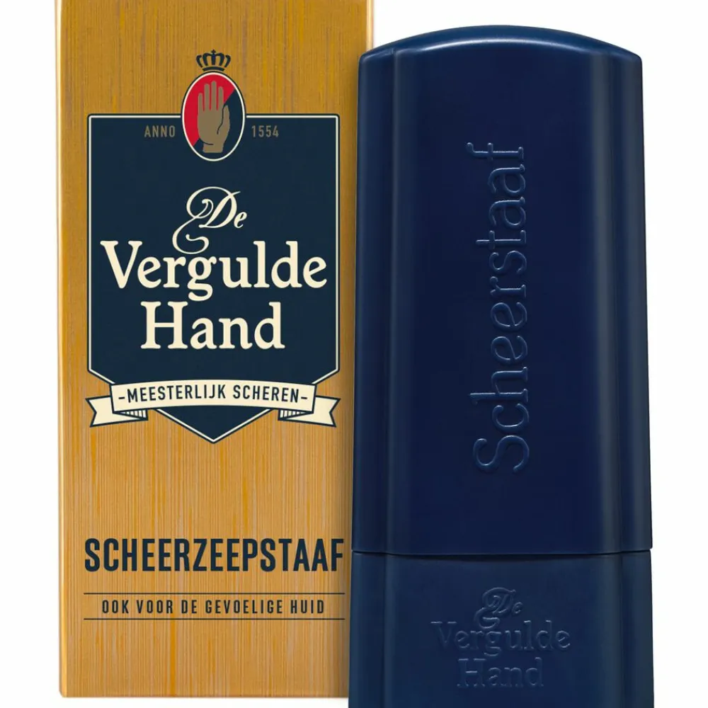 Heren Vergulde Hand Scheerzeepstaaf 75 gr