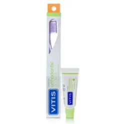Vitis Tandenborstel + Mini Tandpasta Orthodontic