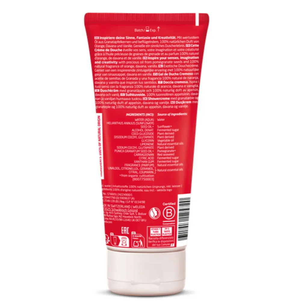 WELEDA Granaatappel Inspire Douchecrème 200 ml