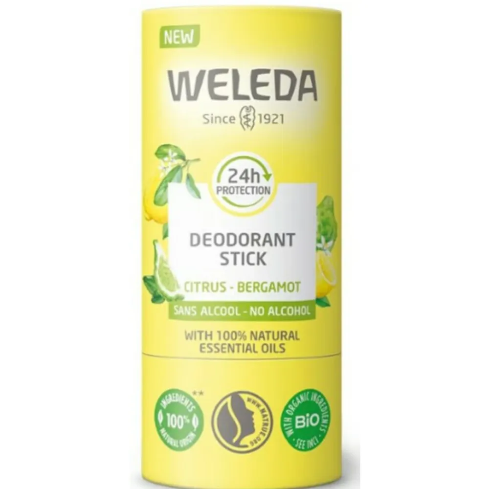 WELEDA 24H Deodorant Stick Citrus & Bergamot 50 gr