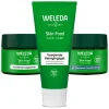 WELEDA Skin Food Routine - Voedende Dagcréme 1 x 40 ml, Voedende Nachtcréme 1 x 40 ml & Reinigingsgel 1 x 75 ml Pakket