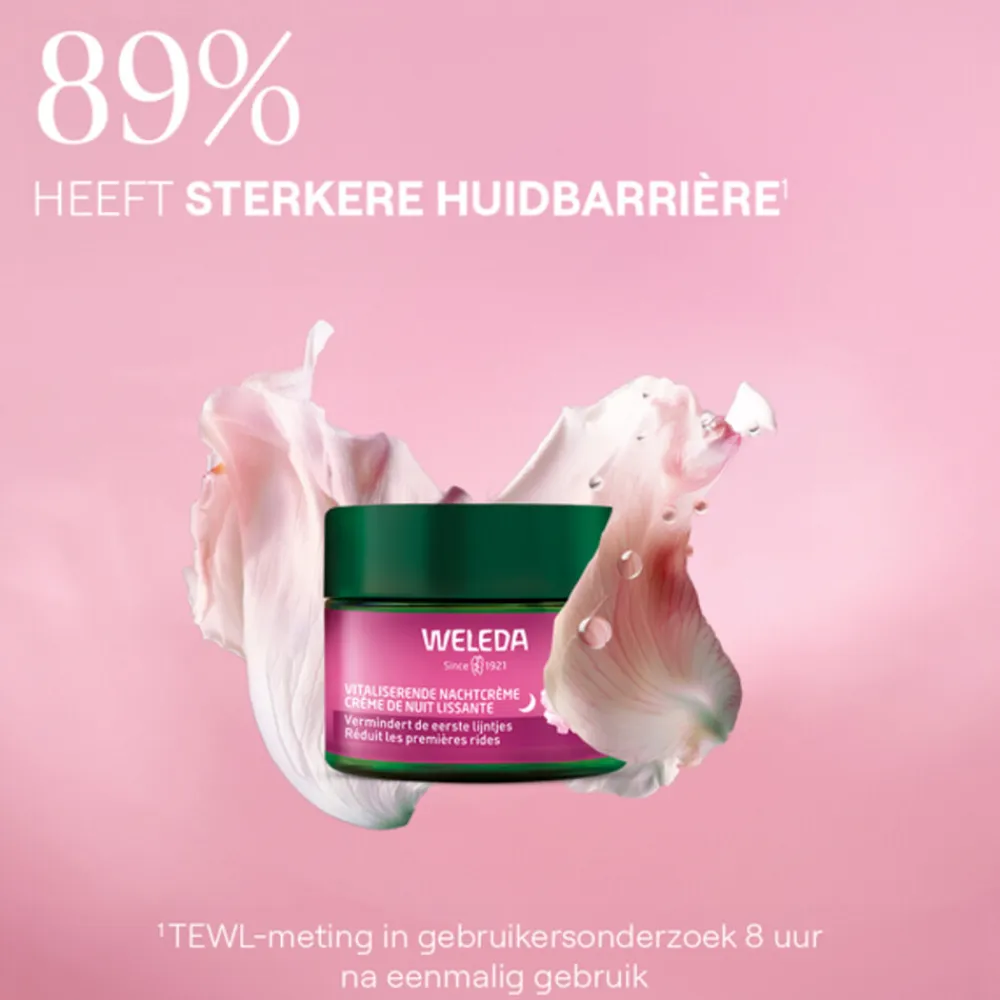 WELEDA Wilde Rozen & Witte Thee Vitaliserende Nachtcrème 40 ml