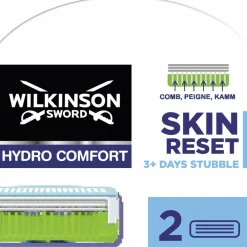 Heren Wilkinson Hydro Comfort Navulmesjes Skin Reset 2 stuks
