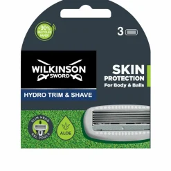 Heren Wilkinson Hydro Trim & Shave Body & Balls Navulmesjes 3 stuks