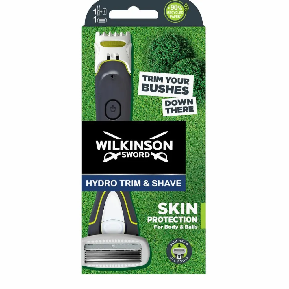 Heren Wilkinson Hydro Trim & Shave Body & Balls Scheermes en Trimmer 1 set