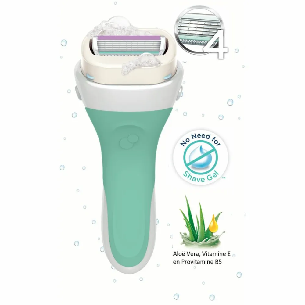 Heren Wilkinson Intuition 2 in 1 Navulmesjes Sensitive Care 4 stuks