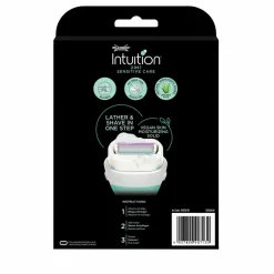 Heren Wilkinson Intuition 2 in 1 Sensitive Care Scheermes Voordeelverpakking 1 set