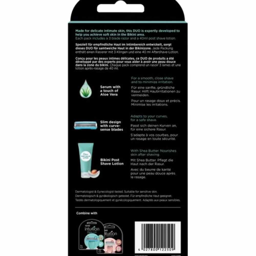 Heren Wilkinson Intuition Scheermes Bikini Care Duo