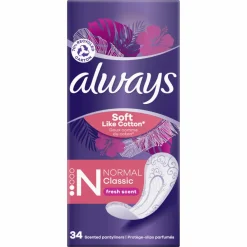 Always 8x Inlegkruisjes DailyFresh Normal 34 stuks