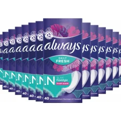 Always 14x Inlegkruisjes Fresh Flexistyle 40 stuks