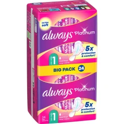 Always 8x Maandverband Platinum Normal 24 stuks