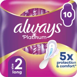 Always 16x Maandverband Platinum Long 10 stuks
