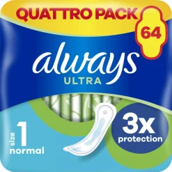 Always 4x Maandverband Ultra Normal 64 stuks
