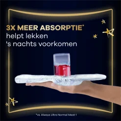 Always 3x Maandverband Ultra Ultimate Night 18 stuks