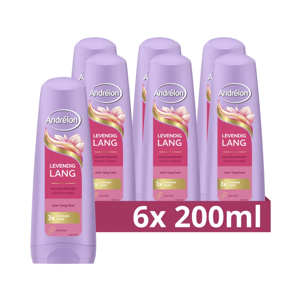 Andrélon 6x Conditioner Levendig Lang 200 ml