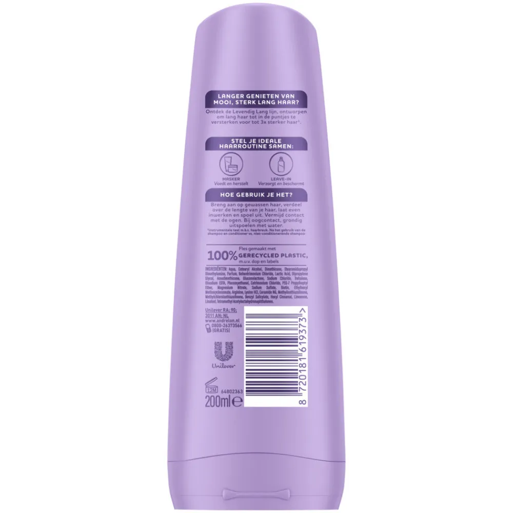 Andrélon 6x Conditioner Levendig Lang 200 ml