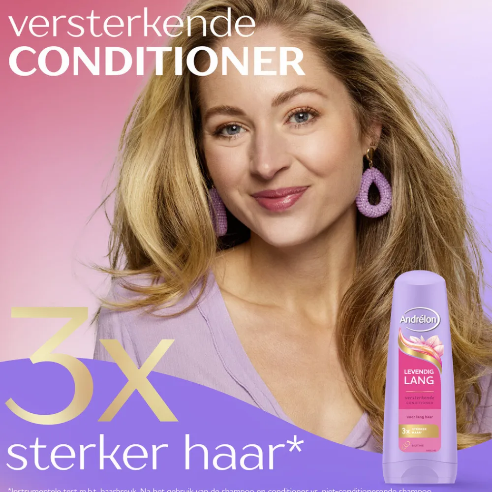 Andrélon 6x Conditioner Levendig Lang 200 ml