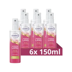 Andrélon 6x 5-in-1 Anti-Klit Spray Levendig Lang 150 ml