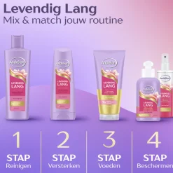 Andrélon 6x Leave-In Creme Levendig Lang 200 ml