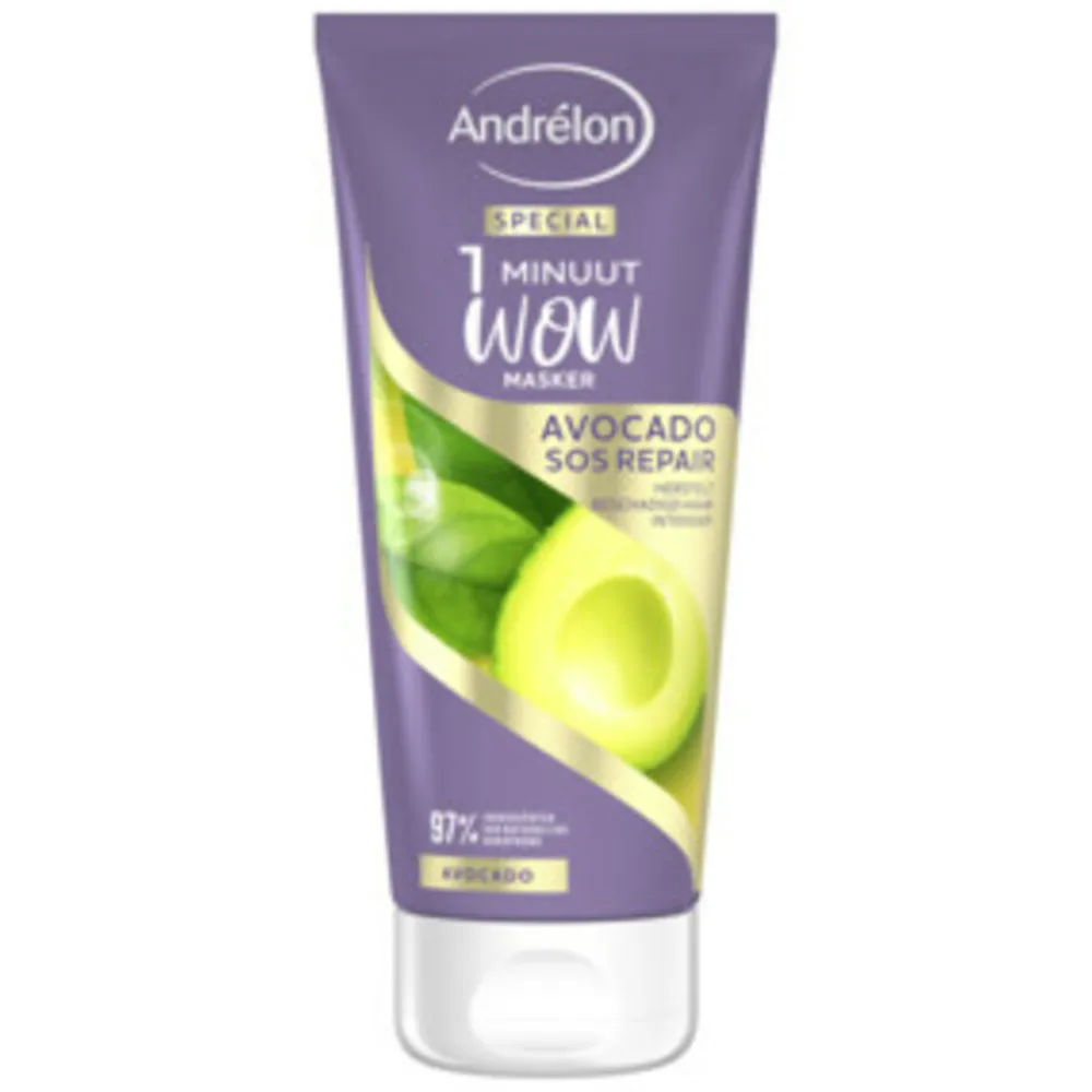 Andrélon 6x 1 Minuut Wow Masker Avocado SOS Repair 180 ml