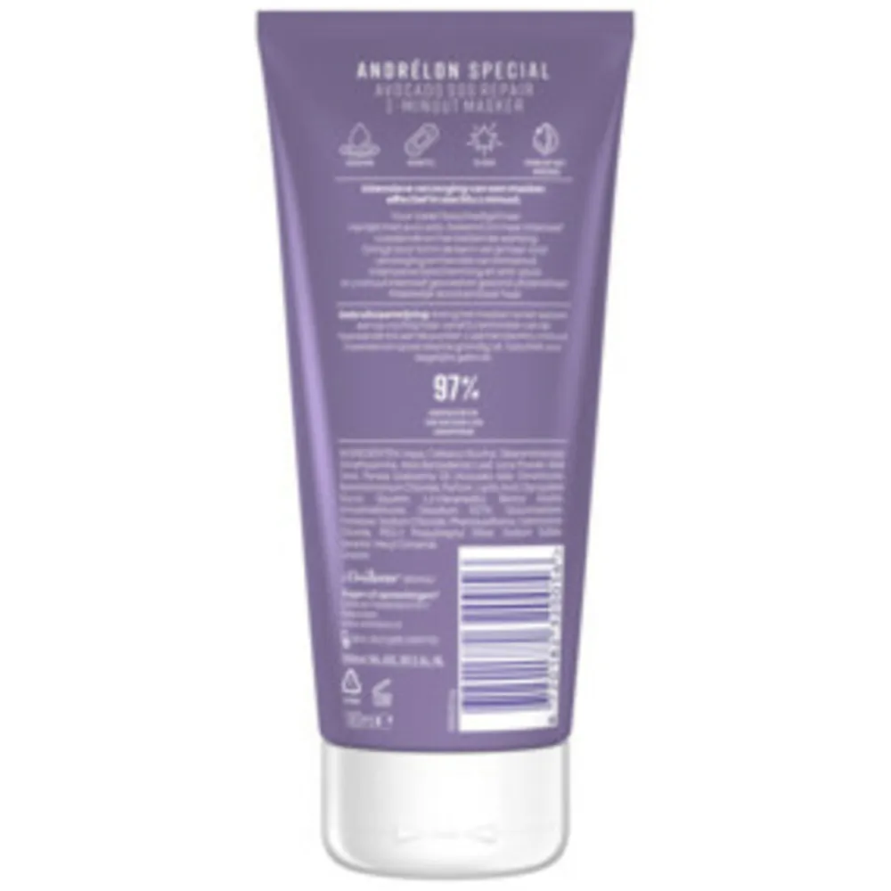 Andrélon 6x 1 Minuut Wow Masker Avocado SOS Repair 180 ml