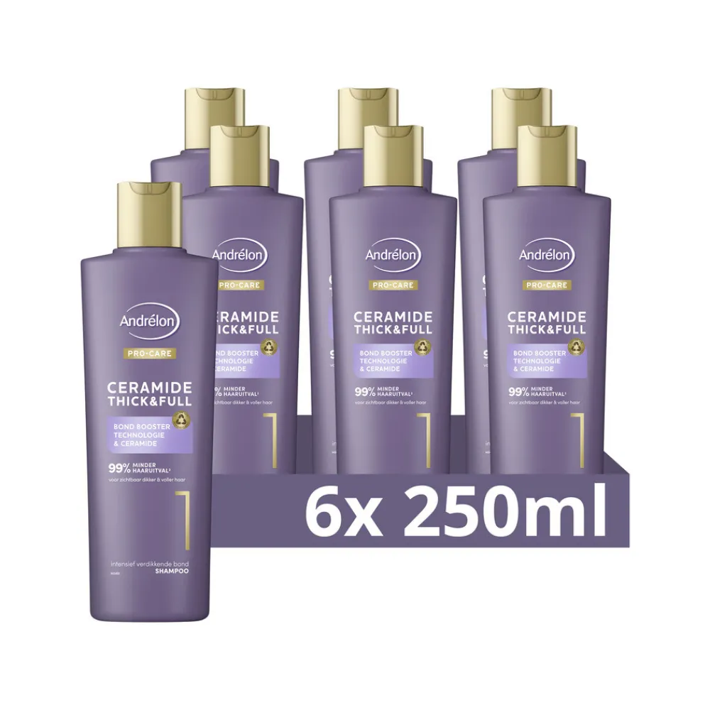 Andrélon 6x Pro-Care Shampoo Ceramide Thick & Full 250 ml