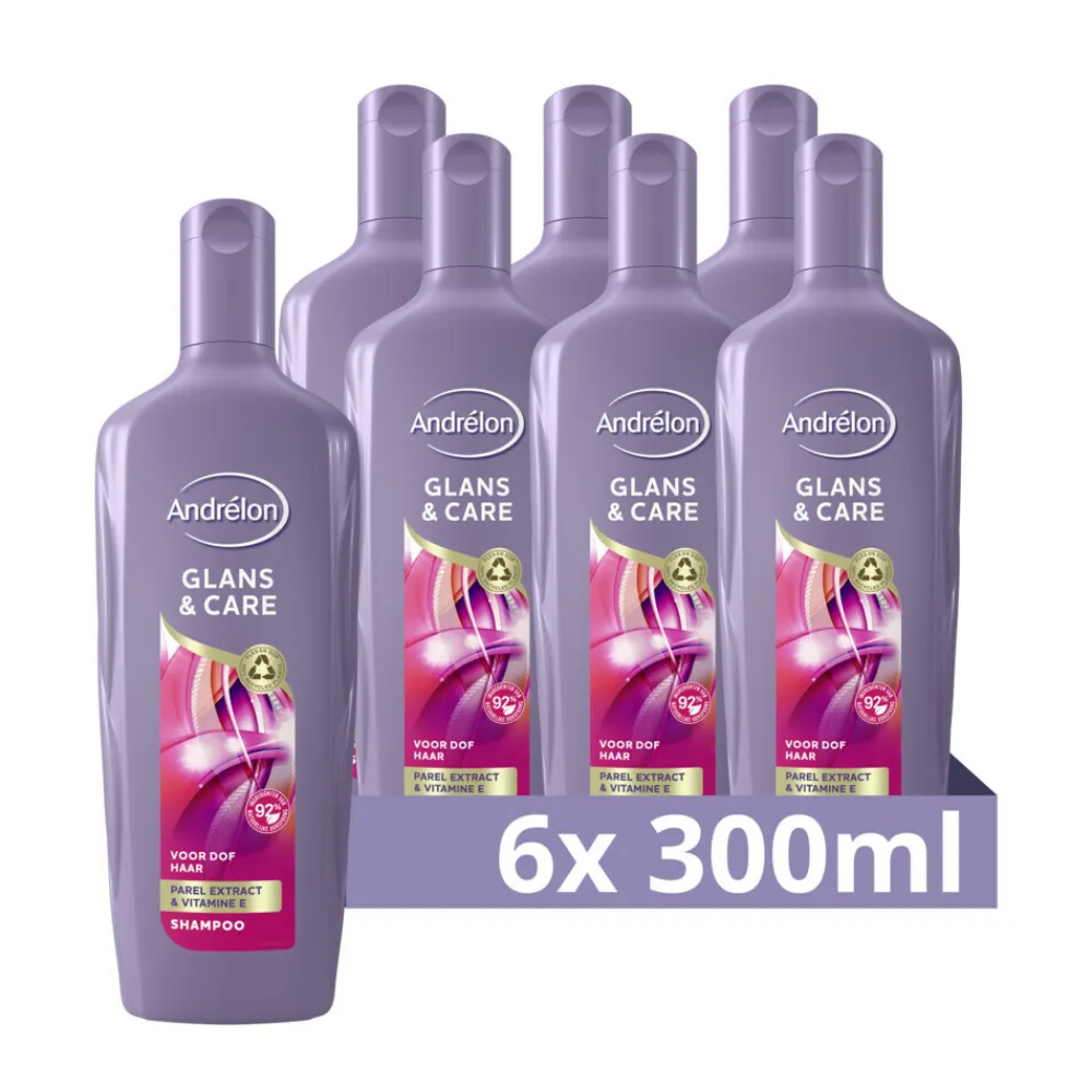 Andrélon 6x Shampoo Glans & Care 300 ml