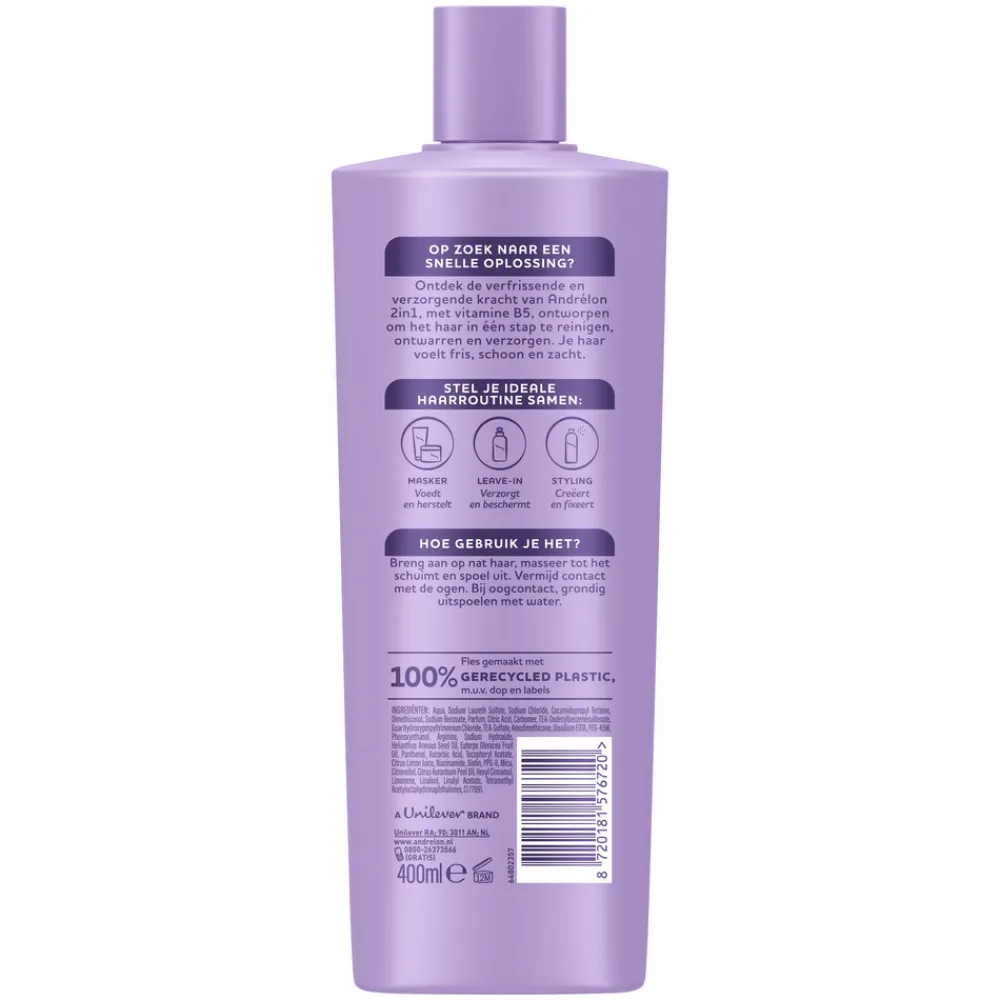 Andrélon 6x Shampoo 2-in-1 400 ml