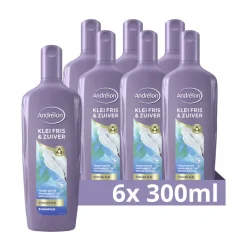 Andrélon 6x Shampoo Klei Fris & Zuiver 300 ml