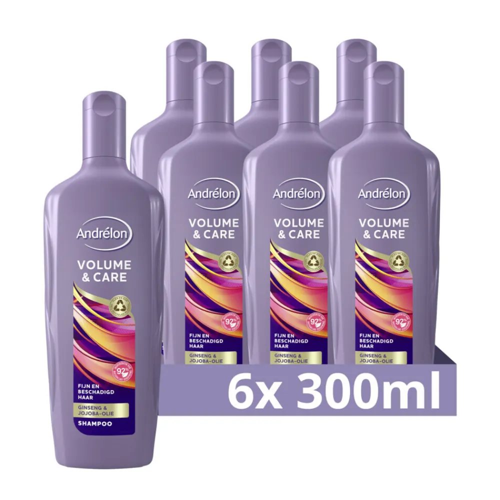 Andrélon 6x Shampoo Volume & Care 300 ml