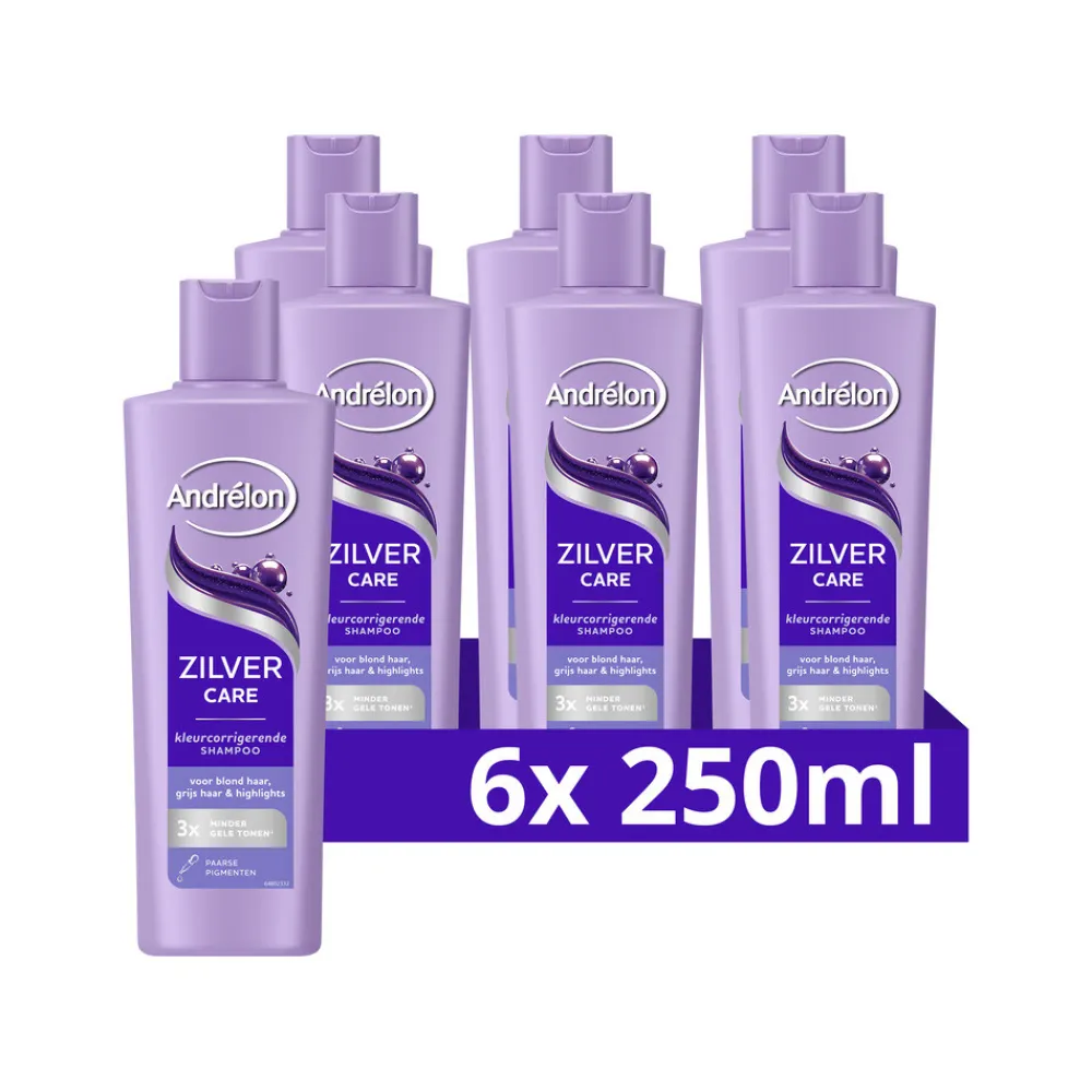 Andrélon 6x Shampoo Zilver Care 250 ml
