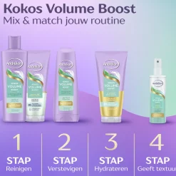 Andrélon 6x WOW Masker Kokos Volume Boost 180 ml