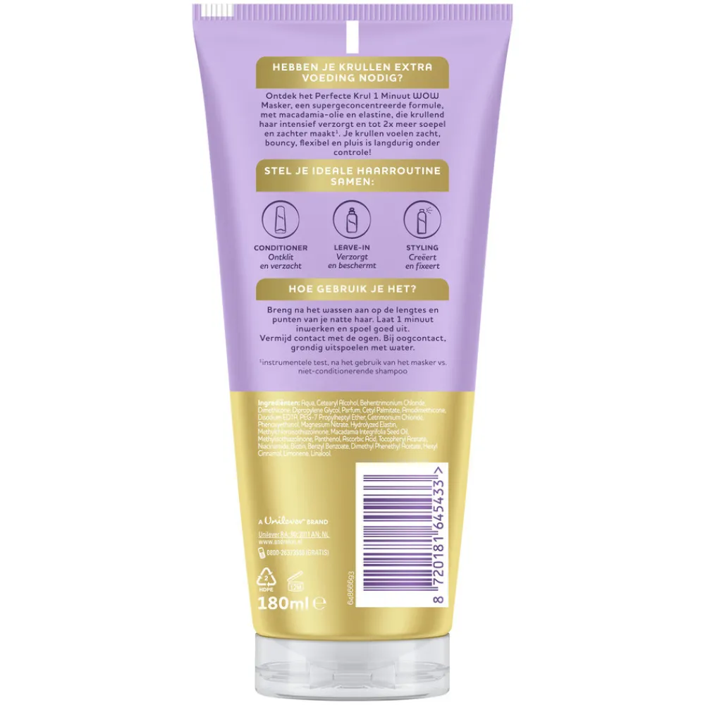 Andrélon 6x WOW Masker Perfecte Krul 180 ml