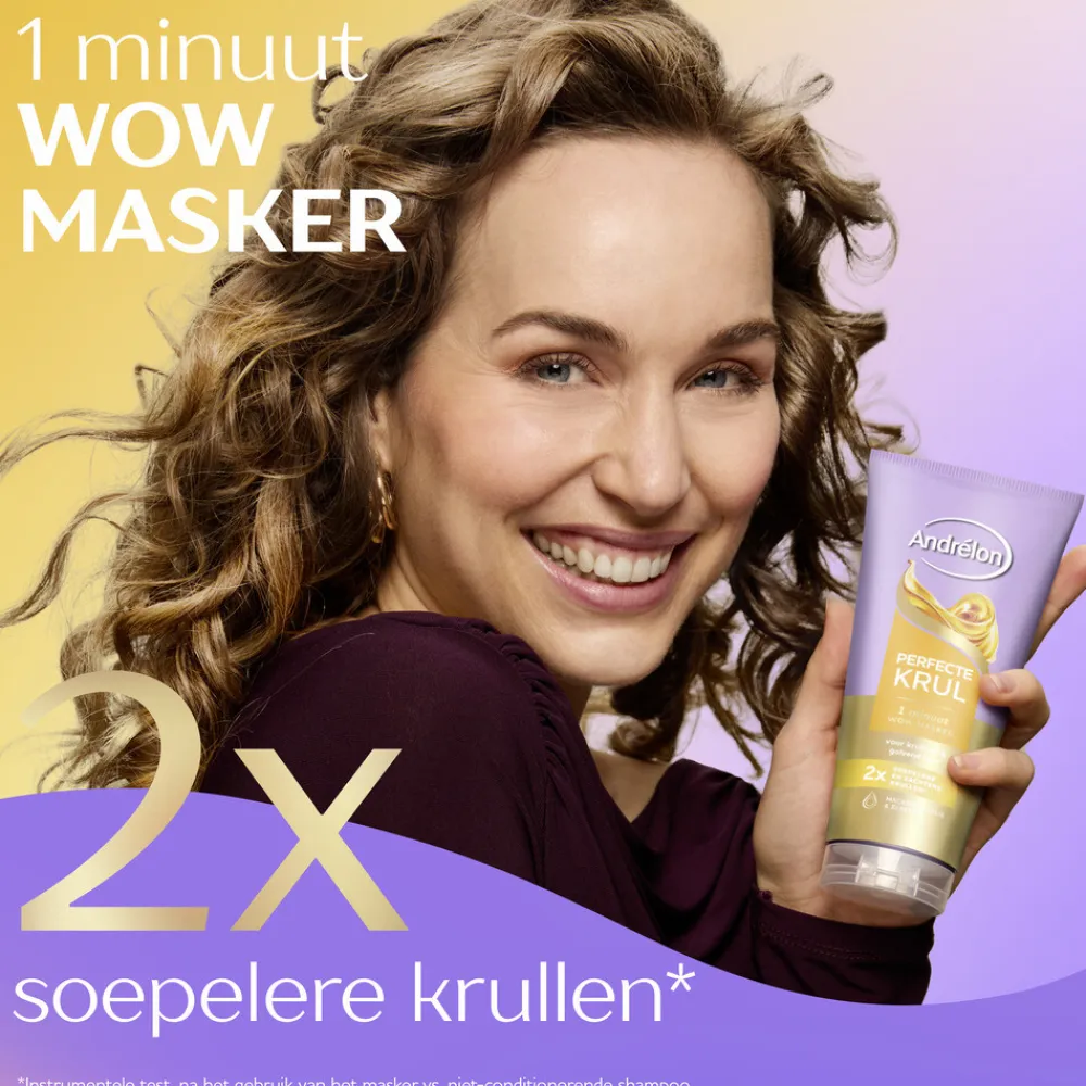 Andrélon 6x WOW Masker Perfecte Krul 180 ml