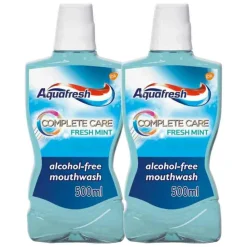 Aquafresh 2x Mondwater Complete Care Fresh Mint 500 ml