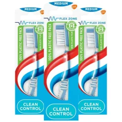 Aquafresh 3x Tandenborstel Clean Control Medium