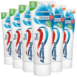Aquafresh 6x Tandpasta Freshmint Frisse Adem 75 ml