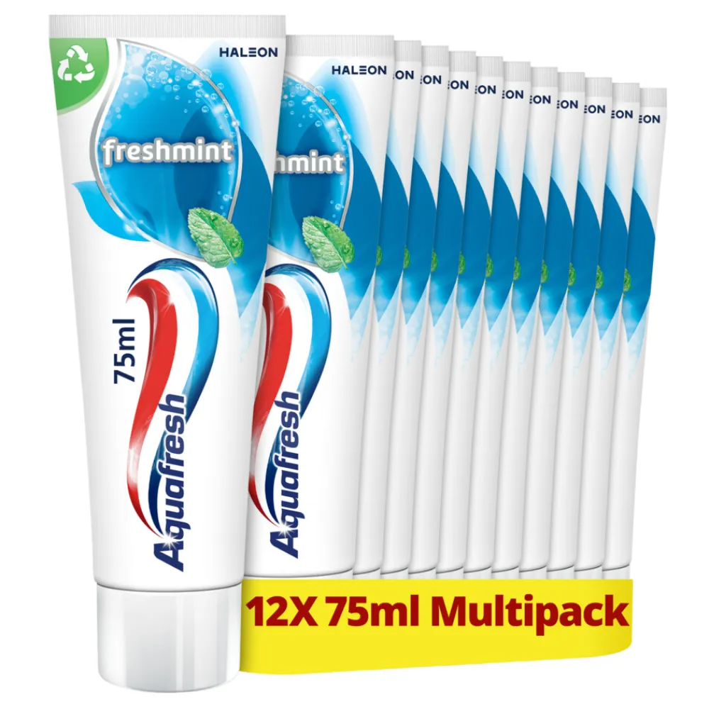 Aquafresh 12x Tandpasta Freshmint Frisse Adem 75 ml