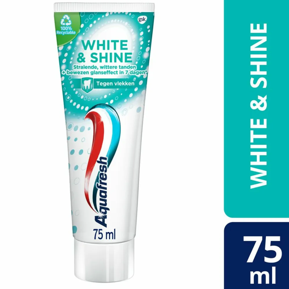 Aquafresh 12x Tandpasta White & Shine 75 ml