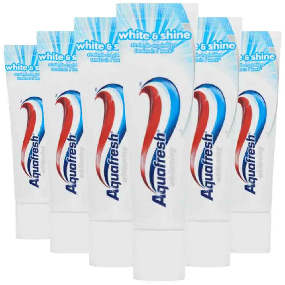 Aquafresh 6x White Mini Tandpasta 15 ml