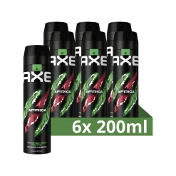Axe 6x Deodorant Bodyspray Africa 200 ml