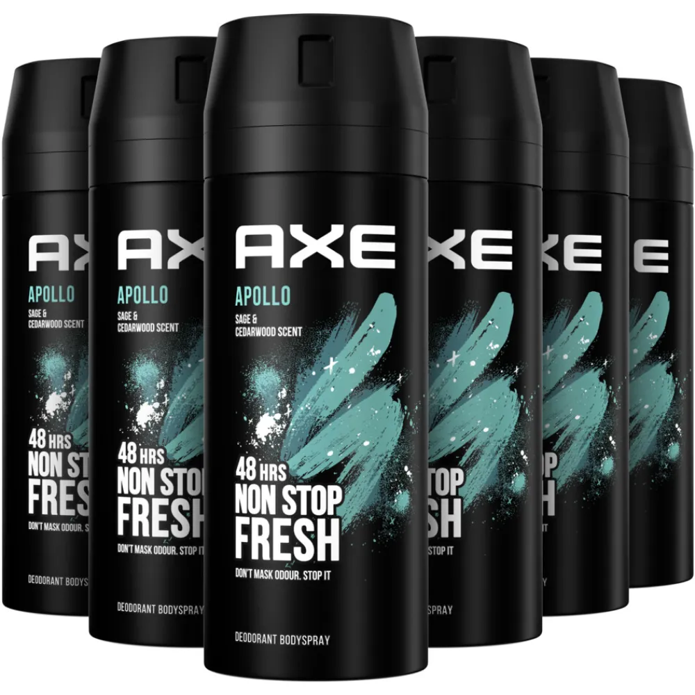Axe 6x Deodorant Bodyspray Apollo 150 ml