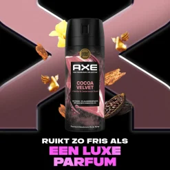 Axe 6x Deodorant Bodyspray Cocoa Velvet 150 ml