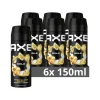 Axe 6x Deodorant Bodyspray Gold 150 ml